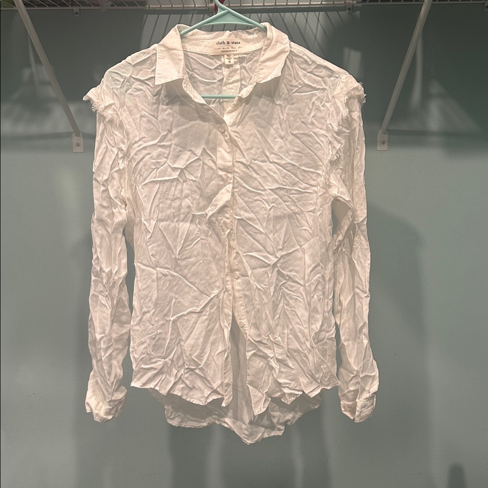 Anthropologie Cloth & Stone White Blouse